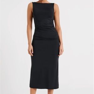 Meshki Rosita Recycled Nylon Backless Midi